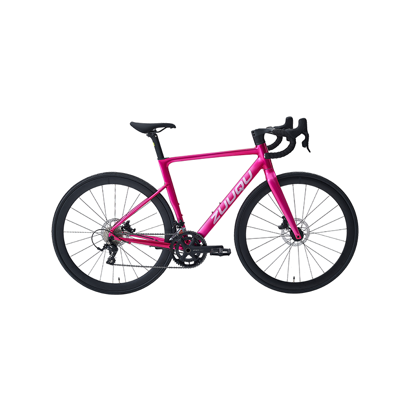 Hyb-047 Rose Pink 700C Alloy Road Bike s 28C pneumatikami